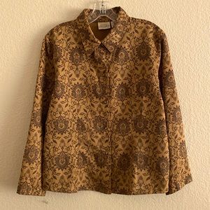Vintage Faux Suede Top